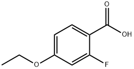 4-Ethoxy-2-fluorobenzoic acid, 97% Structure