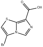 3-溴咪唑并[5,1-B]噻唑-7-羧酸, 1352898-75-9, 结构式