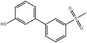 3'-Methanesulfonyl-biphenyl-3-ol Struktur