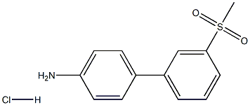 3'-Methanesulfonyl-biphenyl-4-ylaMine hydrochloride Structure