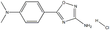 5-(4-DiMethylaMino-phenyl)-[1,2,4]oxadiazol-3-ylaMine hydrochloride Structure