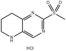 1951439-81-8 2-Methanesulfonyl-5,6,7,8-tetrahydro-pyrido[3,2-d]pyriMidine hydrochloride