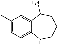 7-甲基-2,3,4,5-四氢苯并[B]氮杂卓-5-胺,886367-51-7,结构式