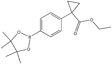 1-[4-(4,4,5,5-tetraMethyl-[1,3,2]dioxaborolan-2-yl)-phenyl]-cyclopropanecarboxylic acid ethyl ester