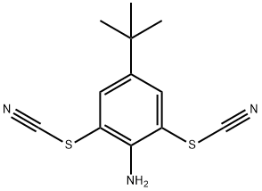 4-tert-Butyl-2,6-bis-thiocyanato-phenylaMine Structure