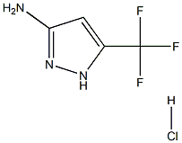 3-氨基-5-三氟甲基吡唑盐酸盐,1418117-74-4,结构式