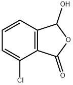 7-CHLORO-3-HYDROXY-3H-ISOBENZOFURAN-1-ONE Struktur