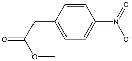 对硝基苯乙酸甲酯 结构式