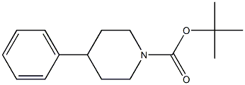 N-BOC-4-苯基哌啶 结构式