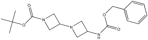 tert-butyl 3-(benzyloxycarbonylaMino)-1,3'-biazetidine-1'-carboxylate Structure