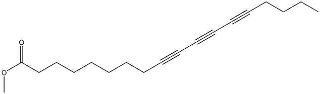 9,11,13-Octadecatriynoic acid Methyl ester Structure