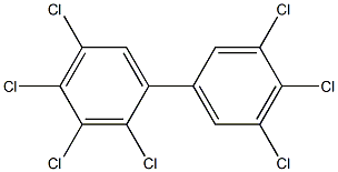 2,3,3',4,4',5,5'-Heptachlorobiphenyl Solution Struktur