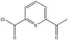 6-acetylpicolinoyl chloride Structure