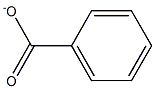 Benzoate Standard, 1000 μg/mL in water 化学構造式