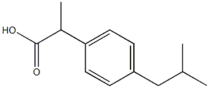 Ibuprofen (1.0 mg/ml) in Methanol 结构式
