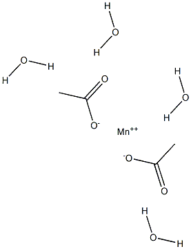 Manganese acetate tetrahydrate, 99.999% Structure