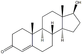 Testosterone (1.0 mg/mL) in Acetonitrile Struktur