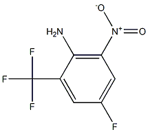 2-氨基-3-硝基-5-氟三氟甲苯,,结构式
