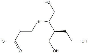 5(S),6(R)-7-三羟甲基庚酸酯 结构式