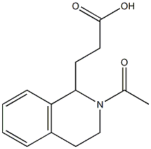 3-(2-acetyl-1,2,3,4-tetrahydroisoquinolin-1-yl)propanoic acid