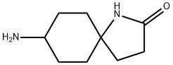 8-aMino-1-azaspiro[4.5]decan-2-one Struktur