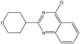 4-Chloro-2-(tetrahydro-pyran-4-yl)-quinazoline Structure