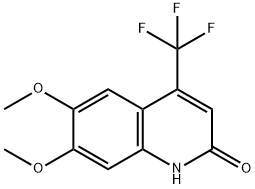 6,7-diMethoxy-4-(trifluoroMethyl)quinolin-2(1H)-one Structure