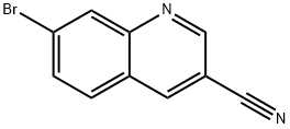 7-溴-3-氰基喹啉,1375108-40-9,结构式