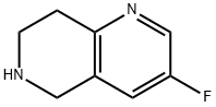 3-fluoro-5,6,7,8-tetrahydro-1,6-naphthyridine Structure