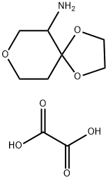 6-AMino-1,4,8-trioxaspiro[4.5]decane oxalate Struktur