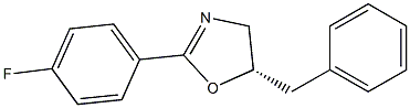 (S)-5-Benzyl-2-(4-fluorophenyl)-4,5-dihydrooxazole Struktur