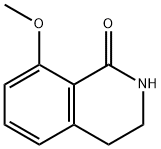 8-メトキシ-3,4-ジヒドロイソキノリン-1(2H)-オン 化学構造式