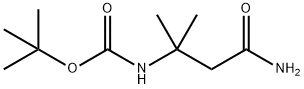 (4-氨基-2-甲基-4-氧代丁-2-基)氨基甲酸叔丁酯, 1355083-45-2, 结构式