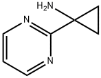 1-(嘧啶-2-基)环丙胺, 1159878-06-4, 结构式