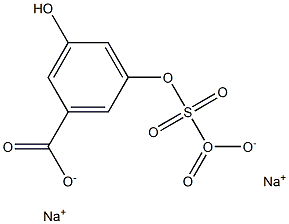 5-Carboxyresorcinol 3-O-Sulfate SodiuM Structure