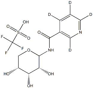 RibosylnicotinaMide-d4 Triflate Structure