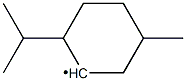 5-Methyl-2-(1-Methylethyl)cyclohexyl Structure