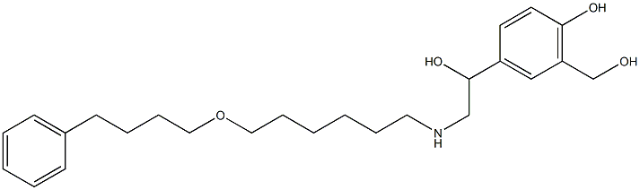 サルメテロール二量体不純物 (MIXTURE OF DIASTEREOMERS) 化学構造式
