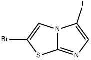 2-溴-5-碘咪唑并[2,1-B]噻唑 结构式