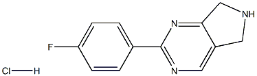 2-(4-Fluoro-phenyl)-6,7-dihydro-5H-pyrrolo[3,4-d]pyriMidine hydrochloride