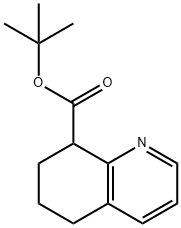 Tert-butyl 5,6,7,8-tetrahydroquinoline-8-carboxylate Struktur