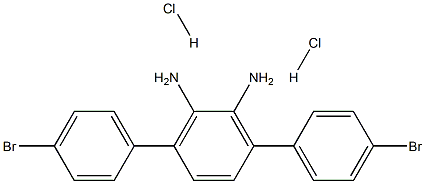 3,6-Bis(4-broMophenyl)benzene-1,2-diaMine dihydrochloride Structure