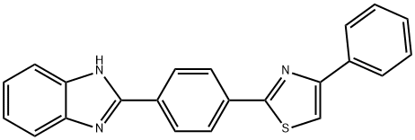 2-[4-(2-BenziMidazolyl)phenyl]-4-phenylthiazole, 97% Struktur