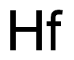 HafniuM, AAS standard solution, Specpure|r, Hf 1000Dg/Ml 化学構造式