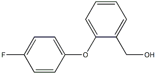 2-(4-氟苯氧基)苯甲醇, , 结构式