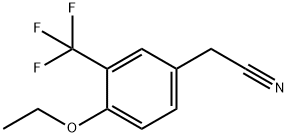 4-Ethoxy-3-(trifluoroMethyl)phenylacetonitrile, 97% Structure