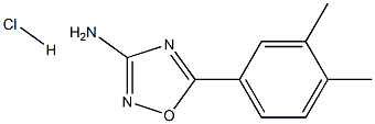 5-(3,4-DiMethyl-phenyl)-[1,2,4]oxadiazol-3-ylaMine hydrochloride,,结构式