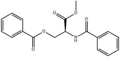 2-benzaMido-3-Methoxy-3-oxopropyl benzoate Structure