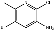 2-氯-3-氨基-5-溴-6-甲基吡啶,1198319-36-6,结构式