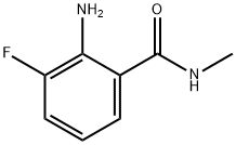 2-AMINO-3-FLUORO-N-METHYL-BENZAMIDE 化学構造式